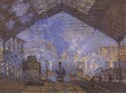 Claude Monet Gare Saint-Lazare oil painting on canvas